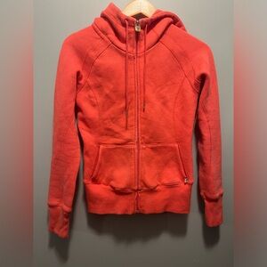 ARITZIA TNA coral zip up hoodie, size xs